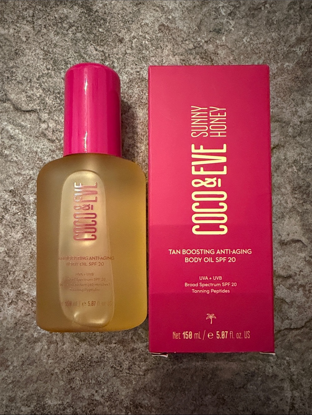 Coco & Eve Sunny Honey Tan Boosting Anti-Aging Body Oil SPF 20